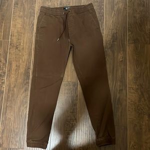 Forever 21 Brown Drawstring Pants